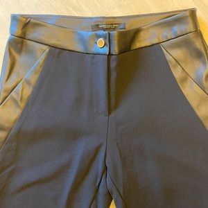 Mark New York Andrew Marc faux leather ponte pant